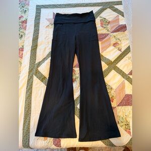 Aerie Black Flare Leggings